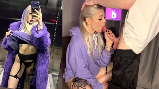 Блондинка дала незнакомцу за Баунти Трио после знакомства в лифте